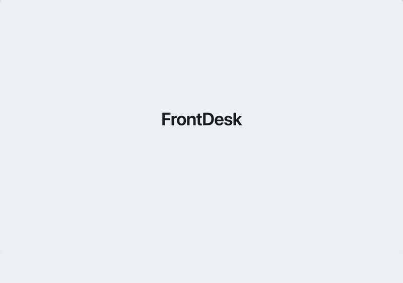The first part of the FrontDesk walkthrough: the ranked inbox and its keyboard shortcuts.